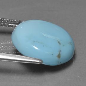 Turquoise Gemstone in 14.4 mm Size for Sale, Turquoise Stone in Blue Color
