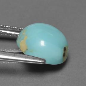 Turquoise Gemstone in 10 mm (calibrated) Size for Sale, Turquoise Stone in Blue Color