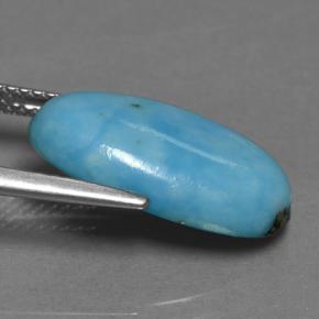Turquoise Gemstone in 17.5 x 10.1 mm Size for Sale, Turquoise Stone in Blue Color