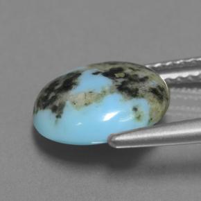 Turquoise Gemstone in 10.4 mm Size for Sale, Turquoise Stone in Blue Color