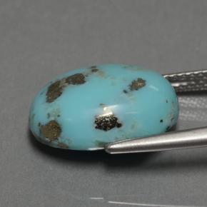 Turquoise Gemstone in 15 x 11.3 mm Size for Sale, Turquoise Stone in Blue Color