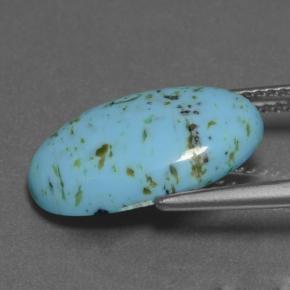 Turquoise Gemstone in 16.7 x 11 mm Size for Sale, Turquoise Stone in Blue Color