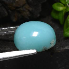 Turquoise Gemstone in 8.7 x 6.8 mm Size for Sale, Turquoise Stone in Blue Color