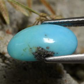 Turquoise Gemstone in 11.9 x 6.8 mm Size for Sale, Turquoise Stone in Blue Color