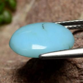 Turquoise Gemstone in 12.5 x 9.7 mm Size for Sale, Turquoise Stone in Blue Color