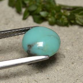 Turquoise Gemstone in 8.4 mm Size for Sale, Turquoise Stone in Blue Color
