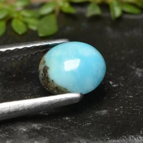 Turquoise Gemstone in 6.5 mm (calibrated) Size for Sale, Turquoise Stone in Blue Color