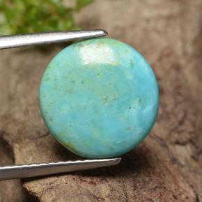 2.4ct Round Cabochon Blue Turquoise Gem for sale 2.4ct Round Cabochon Blue Turquoise Gem (ID: 498059)