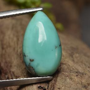 6.7ct Pear Cabochon Blue Turquoise for sale thumb image of 6.7ct Pear Cabochon Blue Turquoise (ID: 498158)