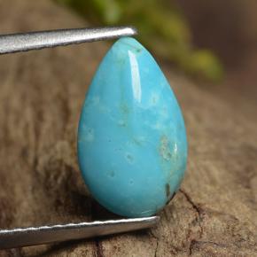 1.5ct Pear Cabochon Blue Turquoise Gem for sale 1.5ct Pear Cabochon Blue Turquoise Gem (ID: 498162)