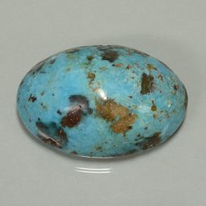 68ct Oval Cabochon Blue Turquoise for sale thumb image of 68ct Oval Cabochon Blue Turquoise (ID: 499774)