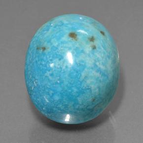 48.7ct Oval Cabochon Blue Turquoise for sale thumb image of 48.7ct Oval Cabochon Blue Turquoise (ID: 499781)