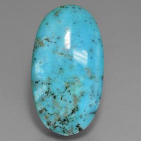 37.9ct Oval Cabochon Blue Turquoise Gem for sale 37.9ct Oval Cabochon Blue Turquoise Gem (ID: 499794)