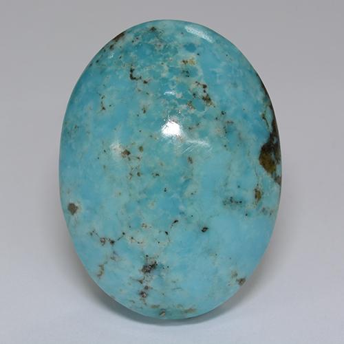 46.3ct Oval Cabochon Blue Turquoise Gem for sale 46.3ct Oval Cabochon Blue Turquoise Gem (ID: 499797)