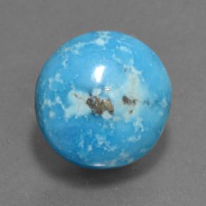 6.3ct Round Cabochon Blue Turquoise Gem for sale 6.3ct Round Cabochon Blue Turquoise Gem (ID: 500943)