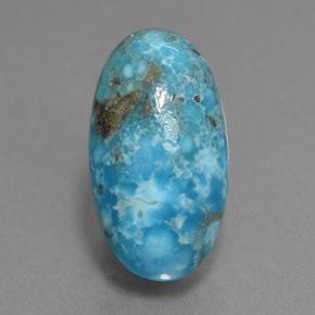 8.4ct Oval Cabochon Blue Turquoise Gem for sale 8.4ct Oval Cabochon Blue Turquoise Gem (ID: 500944)