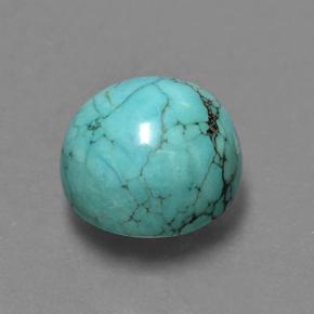Turquoise Gemstone in 10.1 mm Size for Sale, Turquoise Stone in Blue Color