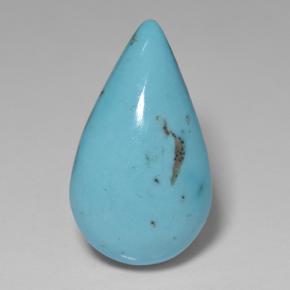 6.4ct Pear Cabochon Blue Turquoise Gem for sale 6.4ct Pear Cabochon Blue Turquoise Gem (ID: 501330)