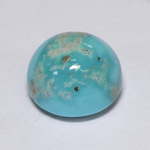 Turquoise Gemstone in 11 mm (calibrated) Size for Sale, Turquoise Stone in Blue Color