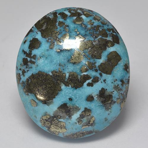 587ct Oval Cabochon Turquoise From United States Dimension 274 X 24