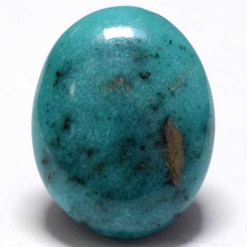 Зеленовато-синий Бирюза Камень - 19.4ct Овал Кабошон (ID: 536725)