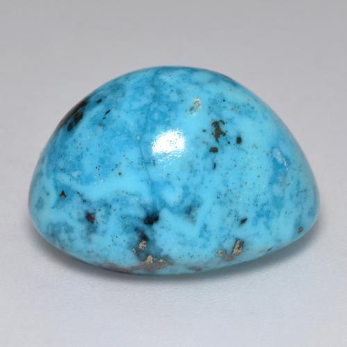 Turquoise Gemstone in 19.8 x 16.4 mm Size for Sale, Turquoise Stone in Greenish Blue Color