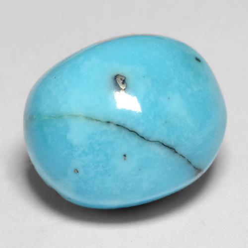 8.35 ct Turquoise Turquoise Stone, Natural Turquoise in Oval Cabochon Shape for Sale