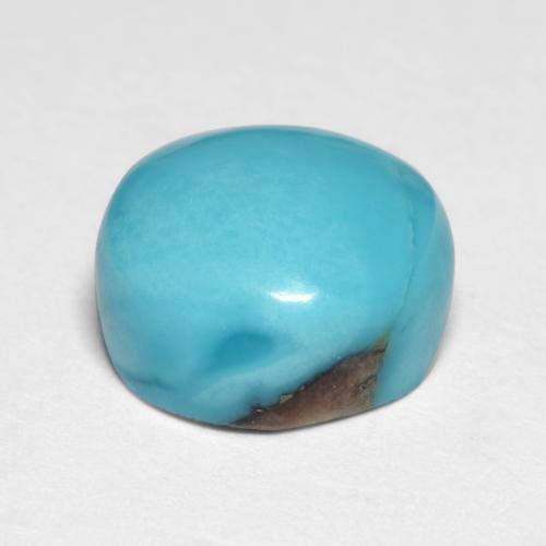 Turquoise Gemstone in 10 mm (calibrated) Size for Sale, Turquoise Stone in Medium Teal Color