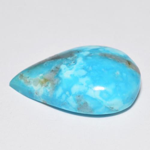 Turquoise Gemstone in 22.7 x 16 mm Size for Sale, Turquoise Stone in Greenish Blue Color