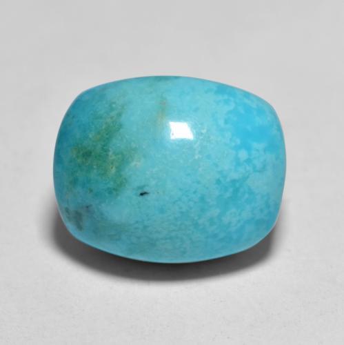 6.25 ct Turquoise Turquoise Stone, Natural Turquoise in Cushion Cabochon Shape for Sale