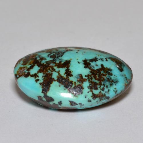 Turquoise Gemstone in 20.4 x 16 mm Size for Sale, Turquoise Stone in Green Blue Color