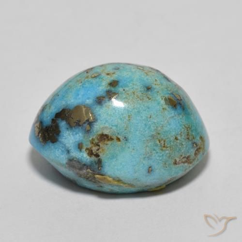 Turquoise Gemstone in 18.5 x 14.7 mm Size for Sale, Turquoise Stone in Sae Foam Green Color