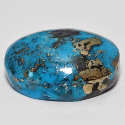 Turquoise Gemstone in 22.7 x 16.3 mm Size for Sale, Turquoise Stone in Teal Color