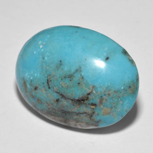 25.79 ct Turquoise Turquoise Stone, Natural Turquoise in Oval Cabochon Shape for Sale
