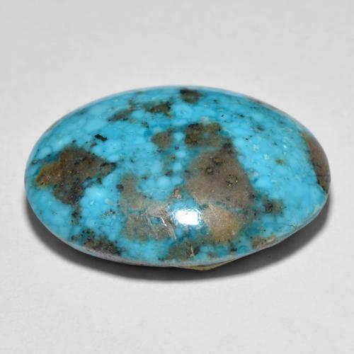 Turquoise Gemstone in 24 x 18.6 mm Size for Sale, Turquoise Stone in Greenish Blue Color