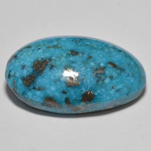 Turquoise Gemstone in 27.5 x 18.1 mm Size for Sale, Turquoise Stone in Teal Color
