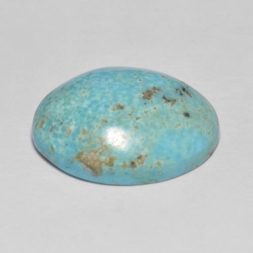 Turquoise Gemstone in 18 x 13 mm (calibrated) Size for Sale, Turquoise Stone in Blue Green Color