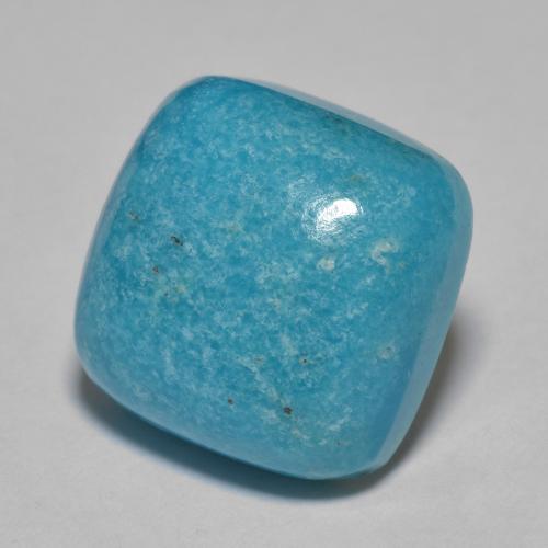 7.57 ct Turquoise Turquoise Stone, Natural Turquoise in Cushion Cabochon Shape for Sale