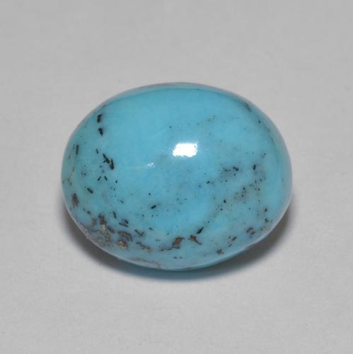 Turchese taglio ovale da 3,21 ct dagli Stati Uniti, dimensione 11,2 x 9mm, pietra preziosa naturale non trattati , purezza Opaque, Turchese Ovale cabochon da 1 pz, durezza Mohs di 5 - 6, Photo A