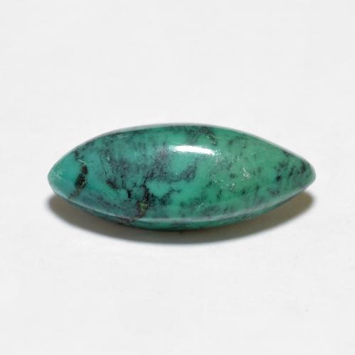2.74 ct Turquoise Turquoise Gemstone, Turquoise Gem in Marquise Cabochon Shape for Sale.