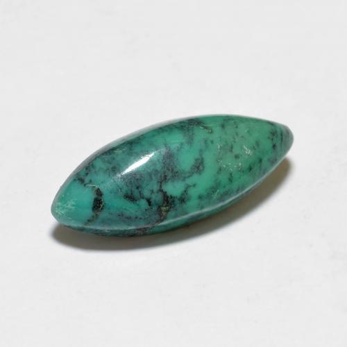 2.74 ct Turquoise Turquoise Stone, Natural Turquoise in Marquise Cabochon Shape for Sale