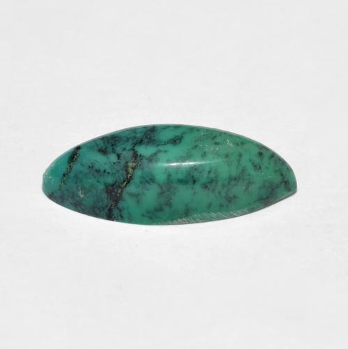Turquoise Gemstone in 16.9 x 6.8 mm Size for Sale, Turquoise Stone in Bluish Green Color