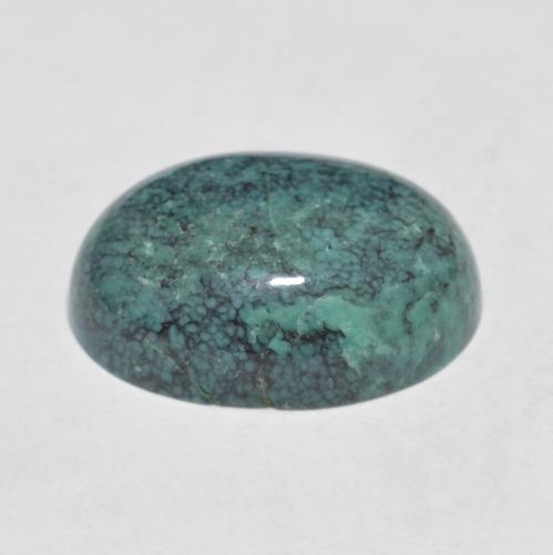 Turquoise Gemstone in 16 x 12 mm (calibrated) Size for Sale, Turquoise Stone in Medium Blue Green Color
