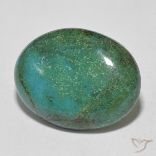 8.92 ct Oval Turquoise, 20.1 x 15.2 mm From China, Photo A