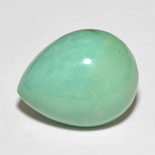 15.29 ct Turquoise Turquoise Stone, Natural Turquoise in Pear Cabochon Shape for Sale