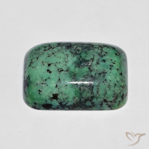 Turquoise Gemstone in 15.7 x 11.2 mm Size for Sale, Turquoise Stone in Apple Green Color