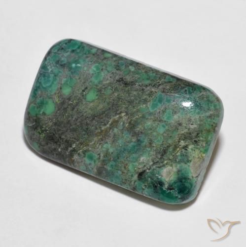 8.46 ct Cushion Turquoise, 19.6 x 12.4 mm From China, Photo A