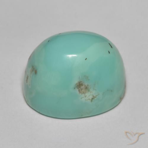 Turquoise Gemstone in 16 x 16 mm (calibrated) Size for Sale, Turquoise Stone in Light Blue Green Color