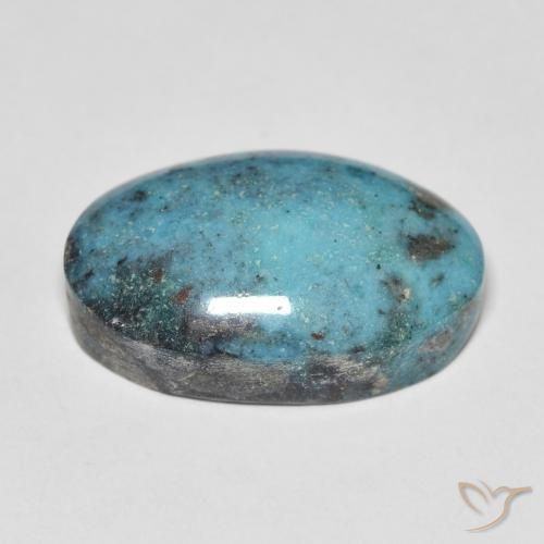 Turquoise Gemstone in 19 x 12.7 mm Size for Sale, Turquoise Stone in Greenish Blue Color