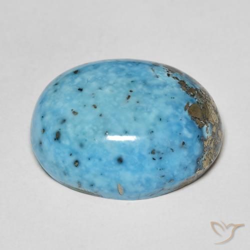 Turquoise Gemstone in 20.3 x 16.8 mm Size for Sale, Turquoise Stone in Teal Color